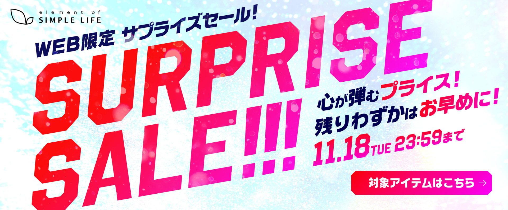 WEB限定 / Surprise Sale / サプライズセール
