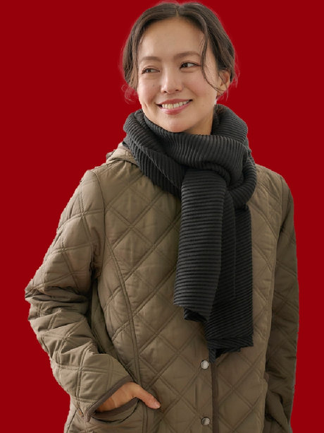 プリーツソリッドストール画像