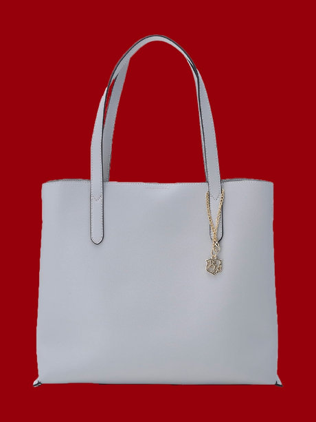 サイドジップバイカラートートバッグ画像