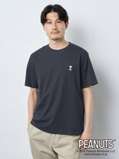 【俺のタイムセール】PEANUTSバックプリント半袖Tシャツ