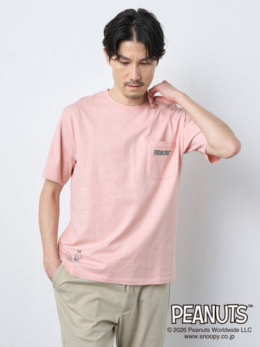【俺のタイムセール】PEANUTSポケット半袖Tシャツ