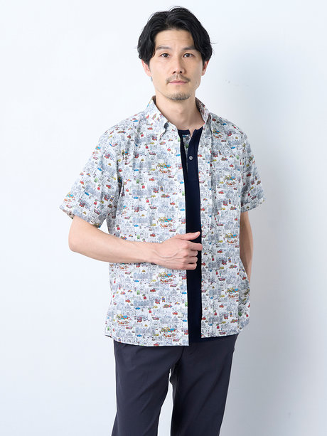 商品画像小_シャツ_ネイビー